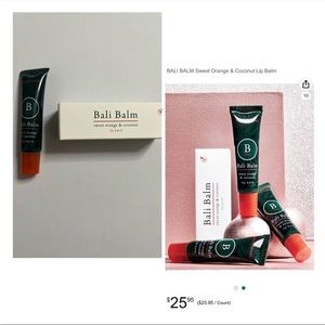 NEW Bali‎ Balm Sweet Orange and Coconut Lip Balm